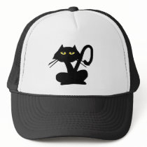 Simple Black Cat Hat