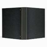 Simple Black Leather - Binder