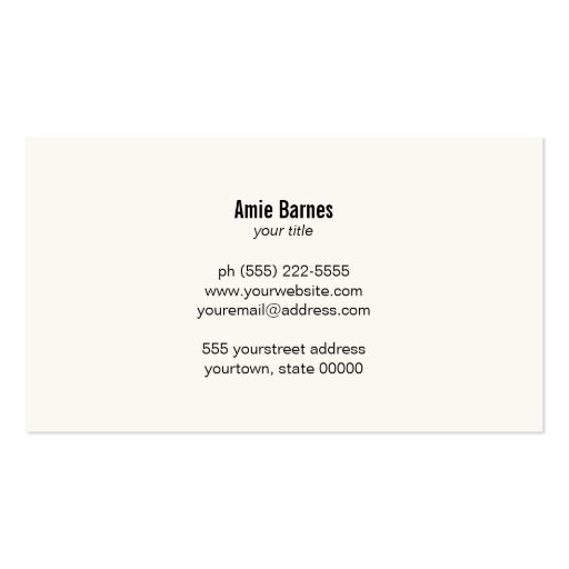 Simple Black Textured Leather Look Professional Business Card Templates (back side)