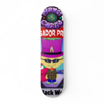 Simple Black Wolf Board skateboards