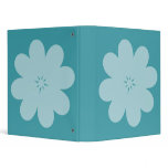 Simple Blue Flower binders