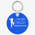 simple blue keychains