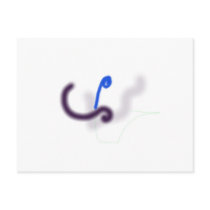 Simple Blue postcards by masabo Simple Blue postcards