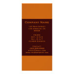 simple brown border rack cards