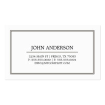 Simple Business Card