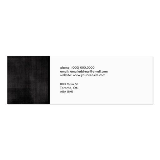 Simple Business Card (back side)