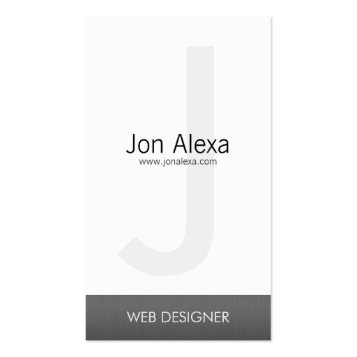 Simple Business Cards (front side)
