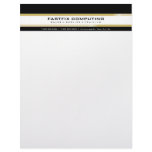 SIMPLE BUSINESS LETTERHEAD :: hi-tech zing 3