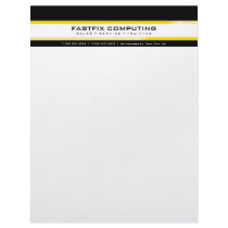 SIMPLE BUSINESS LETTERHEAD :: hi-tech zing 6