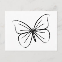 Butterfly Wing Drawing