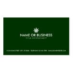 simple cannabis business cards