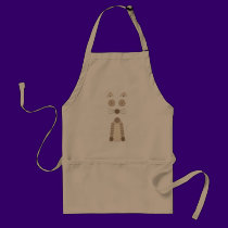 Simple CAT T-Shirt aprons