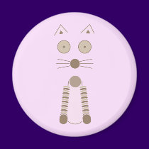 Simple CAT T-Shirt magnets
