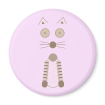 Simple CAT T-Shirt magnets by RLMdesignes Simple CAT T-Shirt magnets
