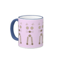 Simple CAT T-Shirt mugs by RLMdesignes Simple CAT T-Shirt mugs