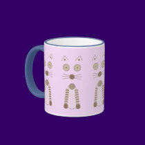 Simple CAT T-Shirt mugs