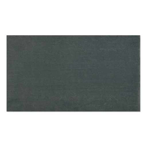 Simple Chalkboard Background Chef Business Card (back side)
