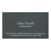 Simple Chalkboard Parasitology Business Card