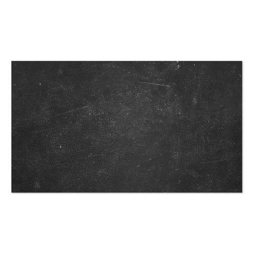 Simple Chalkboard Screenwriter Business Card (back side)