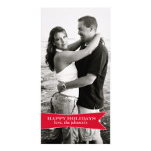 Simple Christmas Customized Photo Card