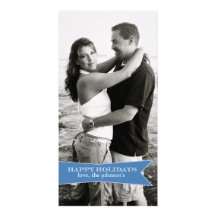 Simple Christmas Personalized Photo Card