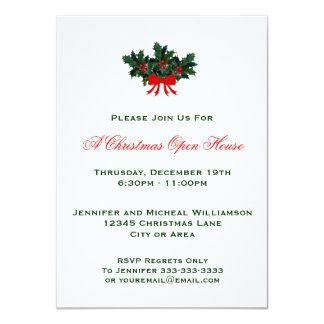 Christmas Open House Invitations, 400+ Christmas Open House