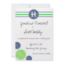 simple & classic save the date invite
