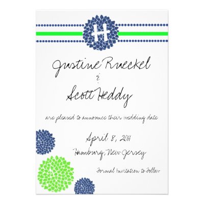 simple & classic save the date invite