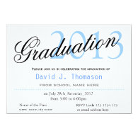 SImple, classic,stylish graduation announcment Personalized Announcements