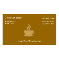 Simple Coffee Business Cards