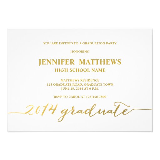 Simple Collage | Graduation Party Invitation