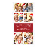 Simple Collage Holiday Photo Cards photo cards