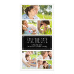 Simple Collage Save The Date Photo Cards photo cards