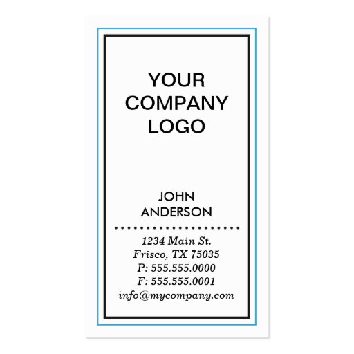 Simple Contemporary Business Card (front side)
