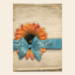 Simple Country Sunflower Wedding invitations