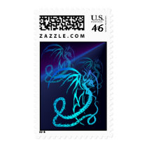 Simple Critters-Electric Dragon postage