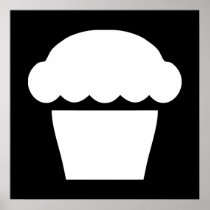 simple cupcake print