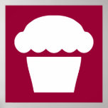 simple cupcake print