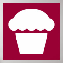 simple cupcake print