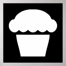 simple cupcake print