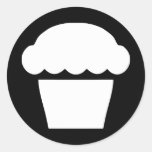 simple cupcake sticker