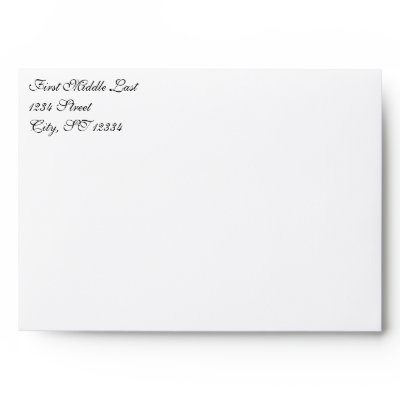 Perfect wrapping for wedding invitations Optional your names in script 