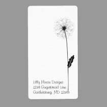 Simple Dandylion Address lable labels