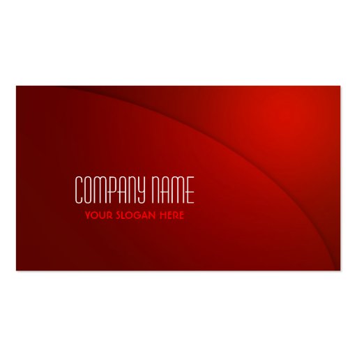 Simple Design Business Card (front side)