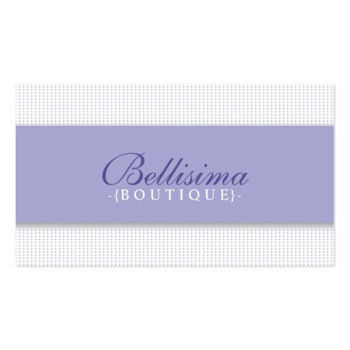 Simple Dots Periwinkle Business Card (front side)
