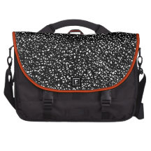 Simple drawing B/W commuter bag