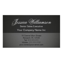 Simple Elegance Basic Gray Professional business cards