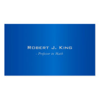 Simple, elegant blue business cards business cards