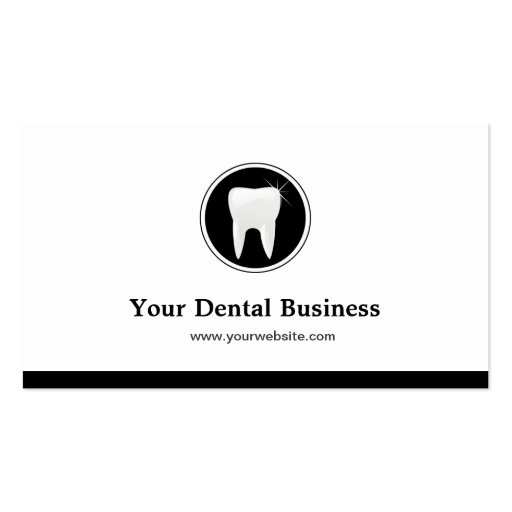 Simple Elegant - Dentist Dental Care Clinic Business Card Templates (front side)