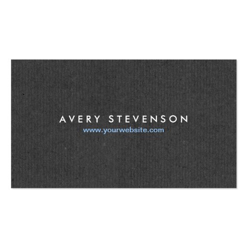 Simple Elegant Entrepreneur Gray Texture Look Business Card Templates